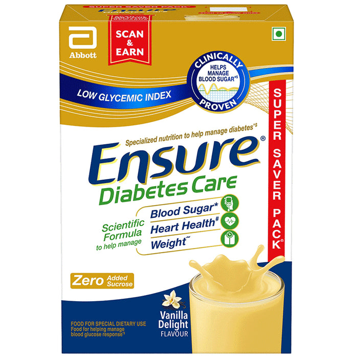 Ensure Diabetes Care Nutrition (475gm Each) Vanilla Delight - Classic Derma