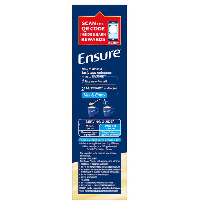 Ensure Powder Complete Balanced Drink for Adults | For Strength, Immunity & Energy | With Essential Vitamins | Nutrition Formula