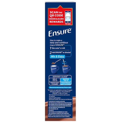 Ensure Powder Complete Balanced Drink for Adults | For Strength, Immunity & Energy | With Essential Vitamins | Nutrition Formula Chocolate
