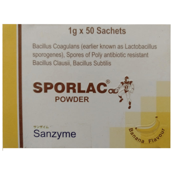 Sporlac AB 1gm Banana Sachet - Classic Derma