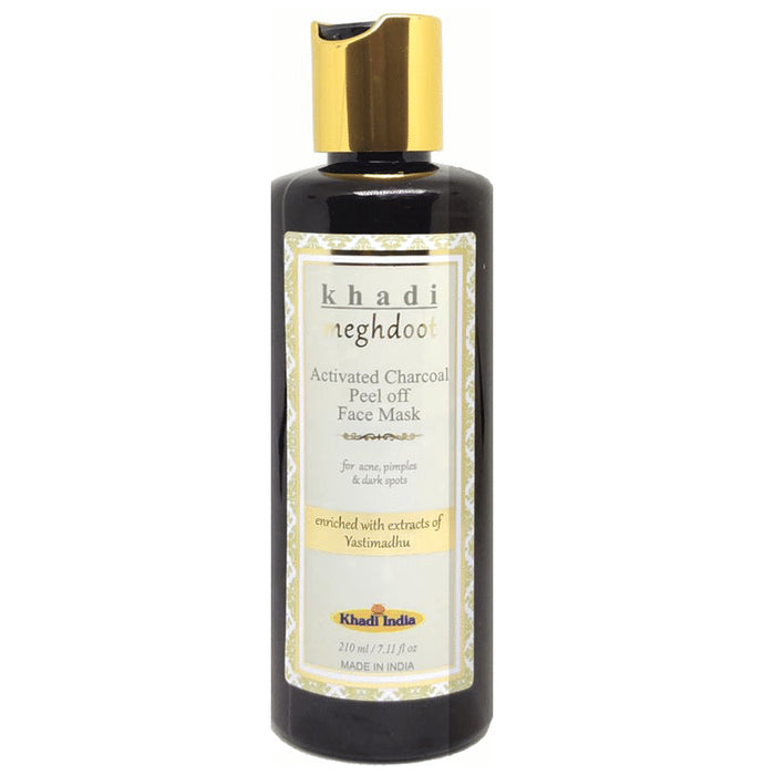 Khadi Meghdoot Activated Charcoal Peel Off Face Mask - Classic Derma