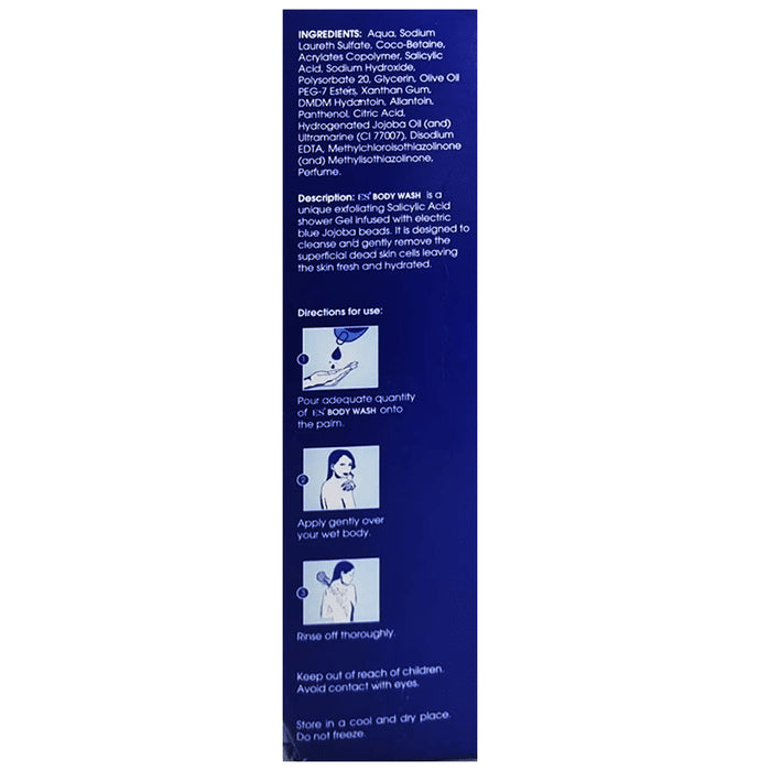 ES Bodywash with Salicylic Acid | For Gentle Cleansing, Skin Exfoliation & Hydration