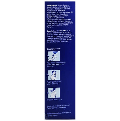 ES Bodywash with Salicylic Acid | For Gentle Cleansing, Skin Exfoliation & Hydration