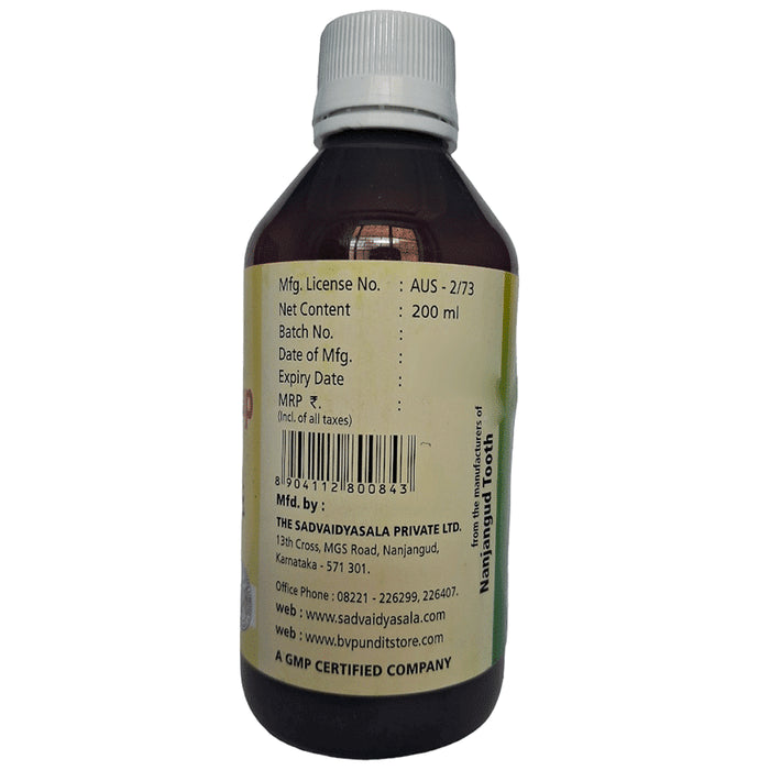 B. V. Pundit's Subala Syrup