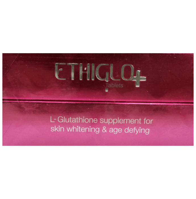 Ethiglo + L-Glutathione Tablets for Skin Health