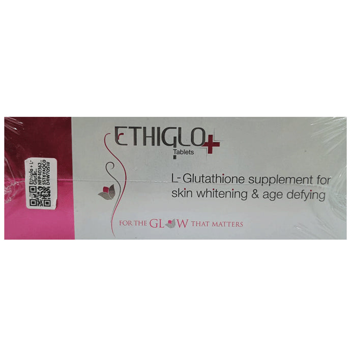 Ethiglo + L-Glutathione Tablets for Skin Health