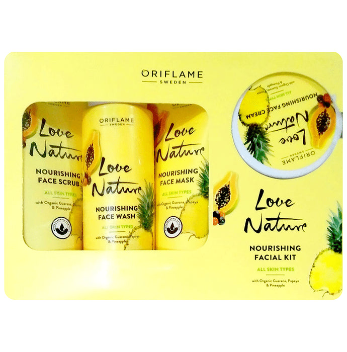 Oriflame Love Nature Nourishing Facial Kit - Classic Derma