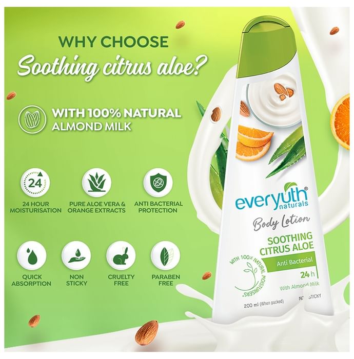 Everyuth Naturals Soothing Citrus Aloe Body Lotion