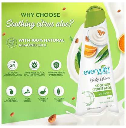 Everyuth Naturals Soothing Citrus Aloe Body Lotion
