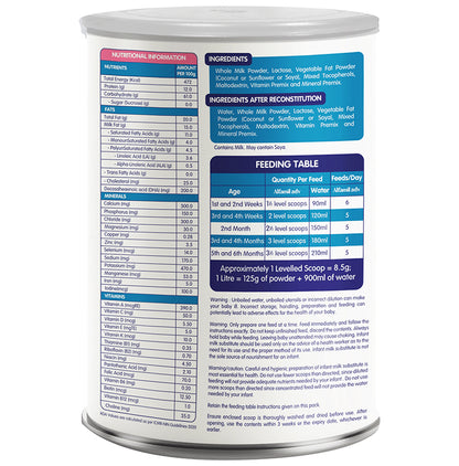 Evexia Alfamil Infant Formula with Omega 3-6-9 (Upto 6 Months)