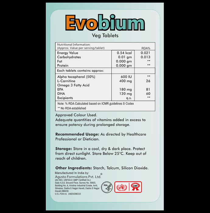 Evobium Veg Tablet
