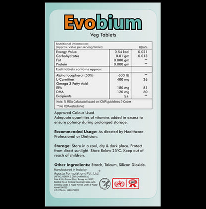 Evobium Veg Tablet