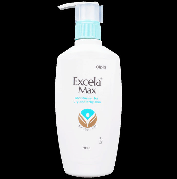 Excela Max Moisturiser for Dry & Itchy Skin | Paraben Free | For Dry & Itchy Skin | Derma Care