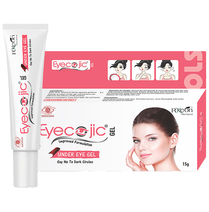 Eyecojic Dark Circles Remover Gel Cream | Under Eye Gel Cream for Dark Circles Vitamin E - Classic Derma
