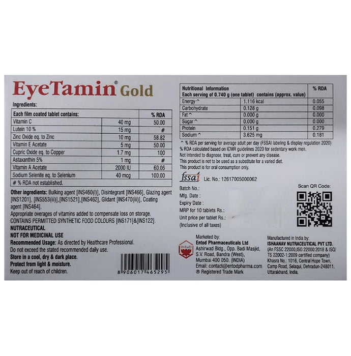 Eyetamin Gold Tablet