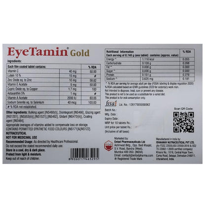 Eyetamin Gold Tablet