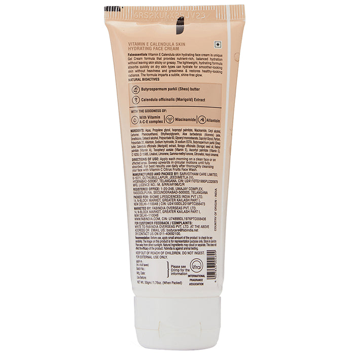 Fabessentials Vitamin E & Calendula Skin Hydrating Face Cream