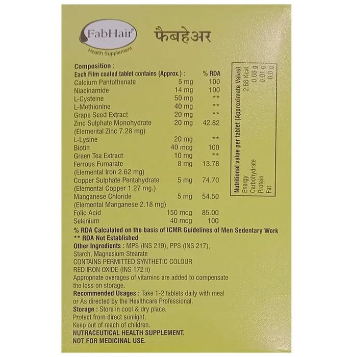 FabHair Tablet
