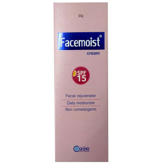 Facemoist Cream SPF 15 | Facial Rejuvenator & Daily Moisturiser | Non-Comedogenic - Classic Derma