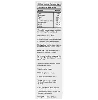 Fair Wish Advance + Power of Glutathione Effervescent Tablet