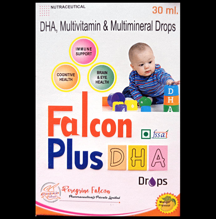Falcon Plus DHA Oral Drops Mango - Classic Derma