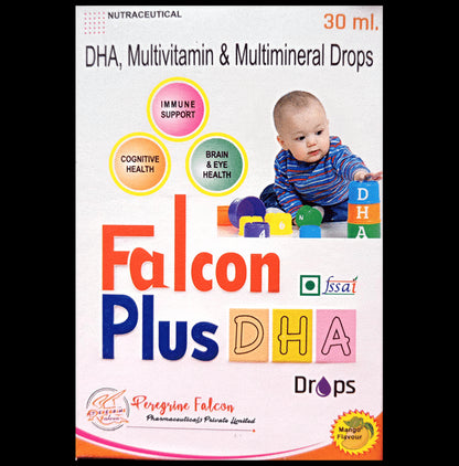 Falcon Plus DHA Oral Drops Mango - Classic Derma