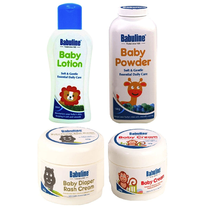 Babuline Baby Combo Kit (Set of 4) - Classic Derma