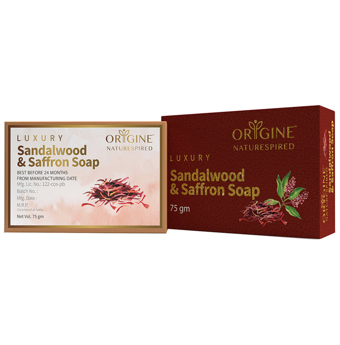 Origine Naturespired Luxury Sandalwood and Saffron Soap - Classic Derma