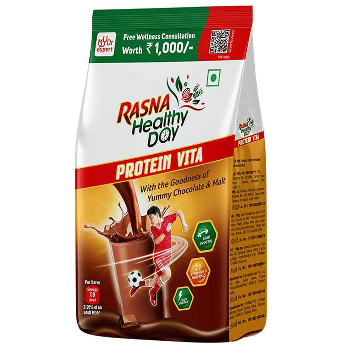 Rasna Healthy Day Protein Vita Chocolate - Classic Derma