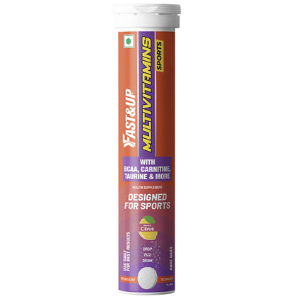 Fast&Up Multivitamin Sports Effervescent Tablet Citrus - Classic Derma