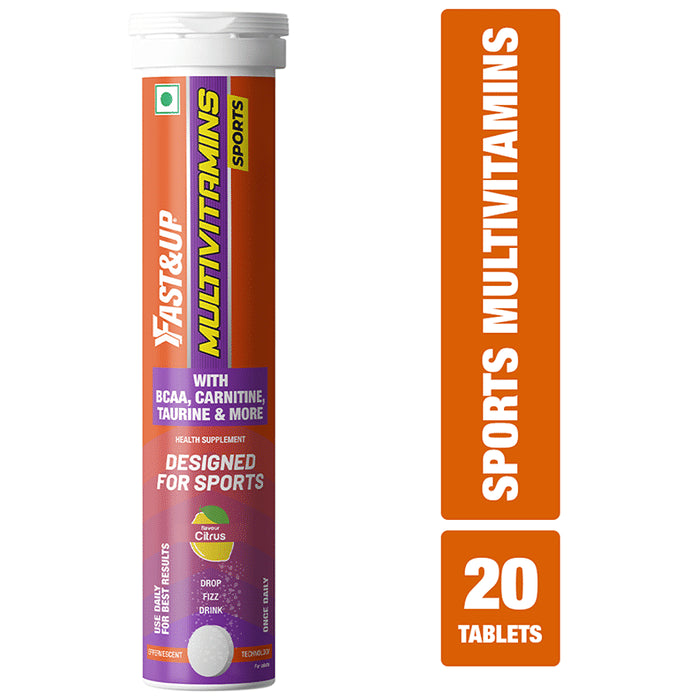 Fast&Up Multivitamin Sports Effervescent Tablet Citrus