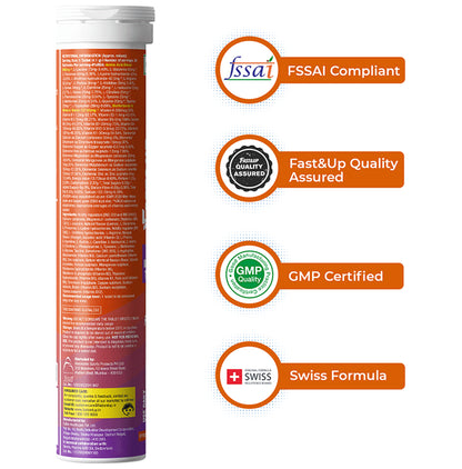 Fast&Up Multivitamin Sports Effervescent Tablet Citrus