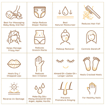 Baby Buttons Almond Oil