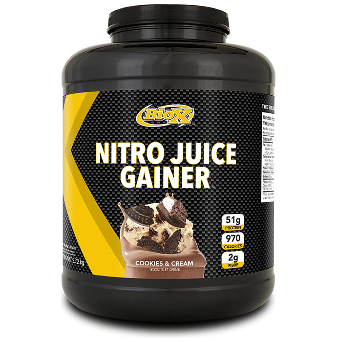 BioX Nitro Juice Gainer Cookies & Cream - Classic Derma