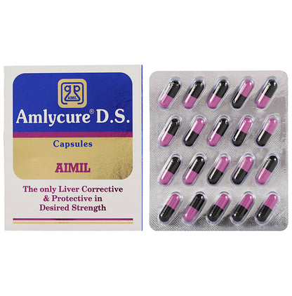 Aimil Pharmaceuticals Amlycure D.S. Capsule for Liver Health