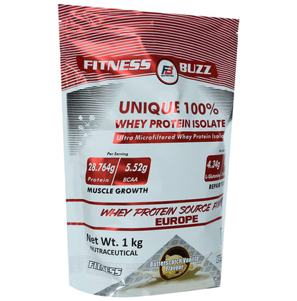 FB Nutrition Unique 100% Whey Protein Isolate Butterscotch Vanilla - Classic Derma