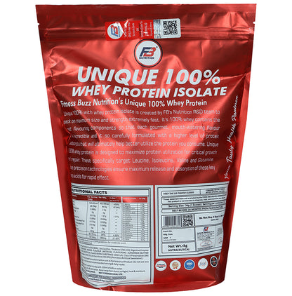 FB Nutrition Unique 100% Whey Protein Isolate Butterscotch Vanilla