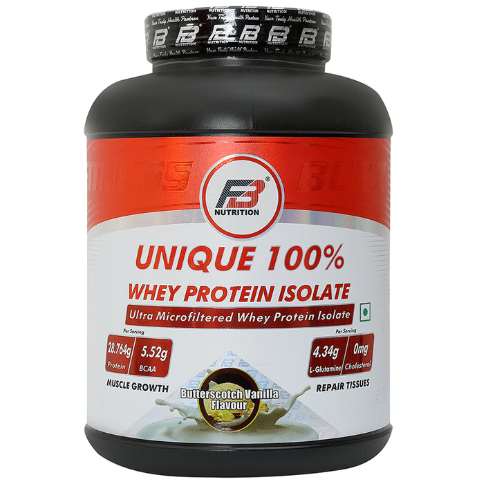 FB Nutrition Unique 100% Whey Protein Isolate Butterscotch Vanilla - Classic Derma
