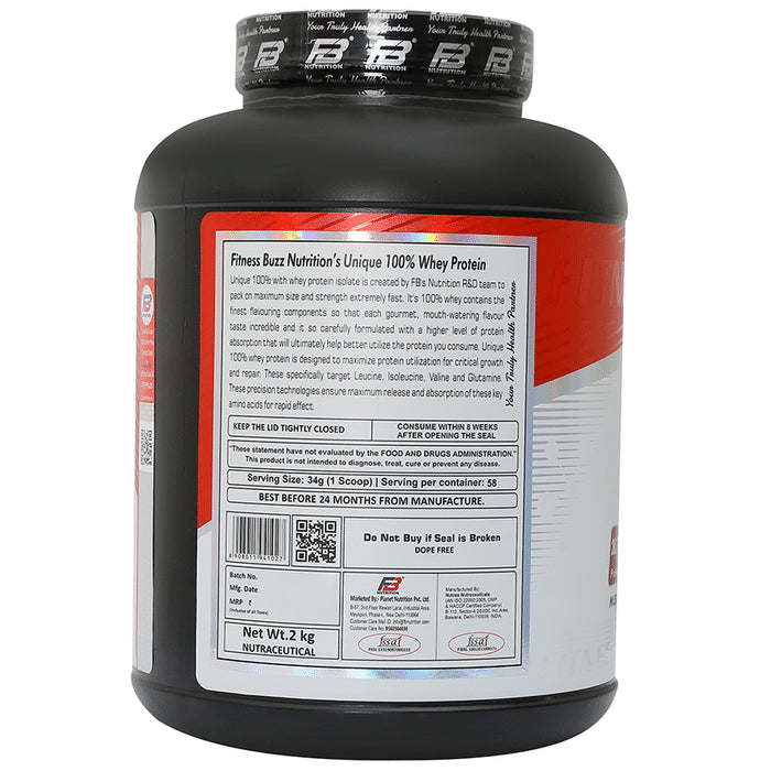 FB Nutrition Unique 100% Whey Protein Isolate Butterscotch Vanilla