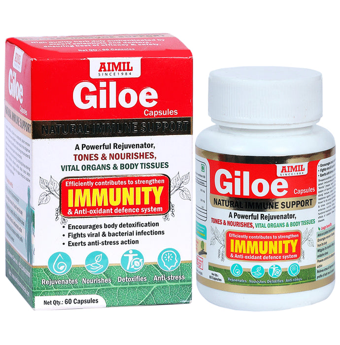 Aimil Pharmaceuticals Giloe Capsule - Classic Derma