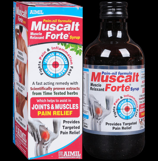 Aimil Pharmaceuticals Muscalt Forte Syrup - Classic Derma