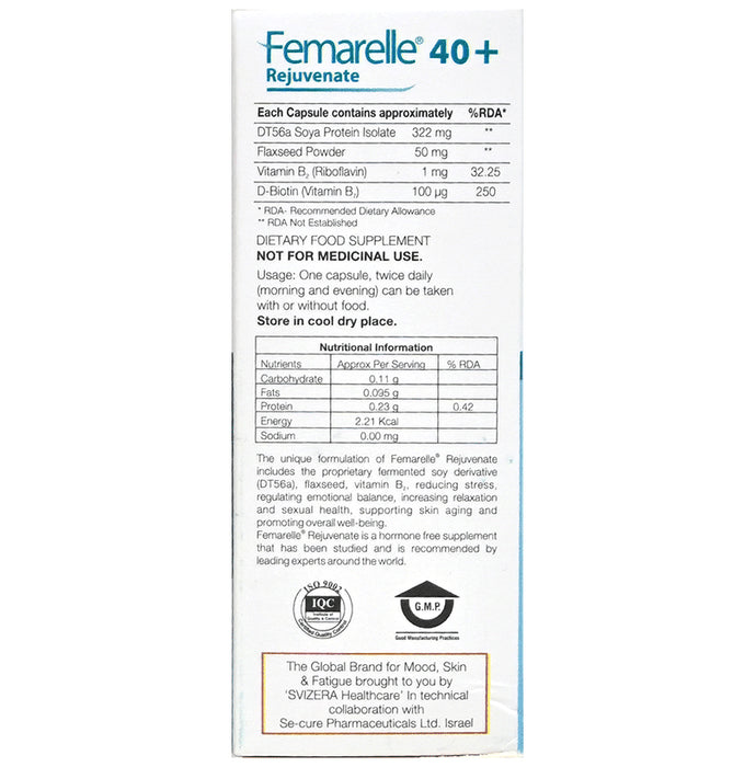 Femarelle 40+ Rejuvenate Capsule (60 Each)