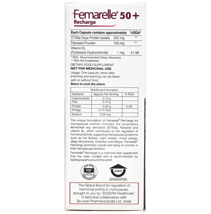 Femarelle 50+ Recharge Capsule (60 Each)