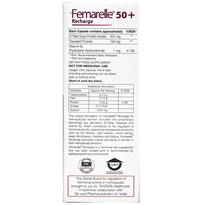 Femarelle 50+ Recharge Capsule (60 Each)
