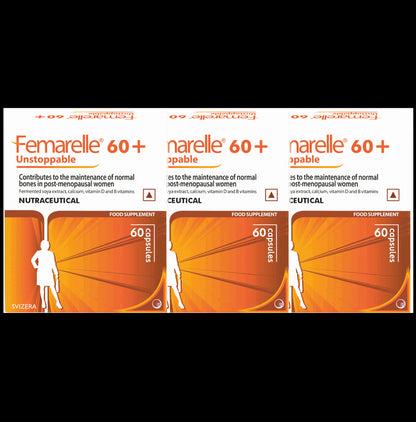 Femarelle 60+ Unstoppable Capsule (60 Each) - Classic Derma