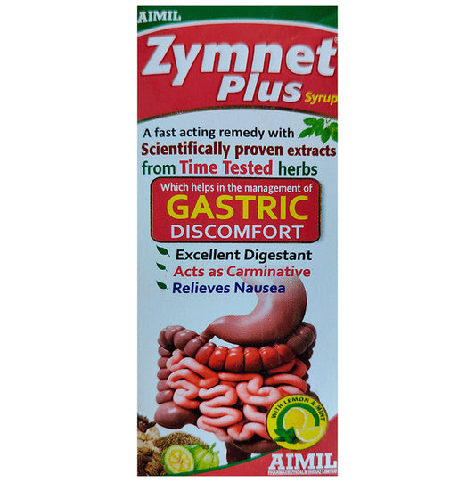 Aimil Pharmaceuticals Zymnet Plus Syrup | Relieves Nausea & Improves Digestion - Classic Derma
