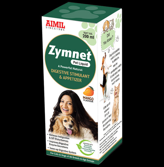 Aimil Pharmaceuticals Zymnet Pet Liquid Liquid Mango - Classic Derma