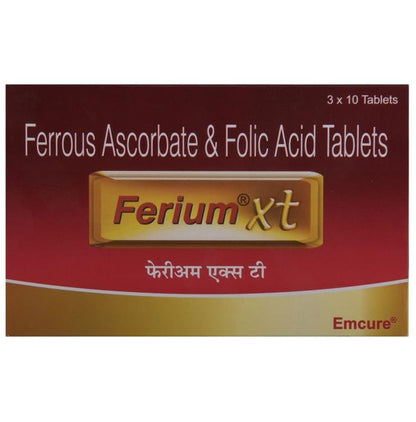 Ferium XT Tablet with Ferrous Ascorbate & Folic Acid