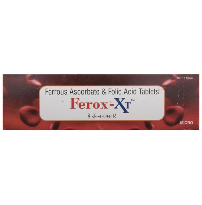 Ferox -XT Tablet with Ferrous Ascorbate & Folic Acid