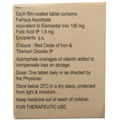 Ferox -XT Tablet with Ferrous Ascorbate & Folic Acid